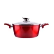 Kép 1/4 -  Burgundy Metal indukciós lábas 22 cm-es (PH-10396-22)