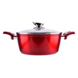 Kép 1/4 -  Burgundy Metal indukciós lábas 24 cm-es (PH-10397-24)