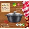 Kép 1/8 - Happy Cooking Márvány Bevonatú Indukciós Lábas 6 l (RS-1199)