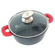 Kép 3/8 - Happy Cooking Márvány Bevonatú Indukciós Lábas 8,9 l (RS-1200)