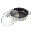 Kép 2/2 - Perfect Home Zománcozott szeletsütő 26 cm + üvegfedő (14225)