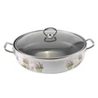 Kép 1/2 - Perfect Home Zománcozott szeletsütő 26 cm + üvegfedő (14225)
