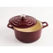 Kép 3/8 -  La Cuisine Berry öntöttvas lábas fedővel 26 cm-es (432040)