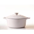 Kép 2/10 -  La Cuisine Cream öntöttvas lábas fedővel 26 cm-es (432043)