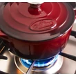Kép 8/9 -  La Cuisine Red öntöttvas lábas fedővel 26 cm-es (432018)