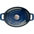 Kép 5/5 -  La Cuisine Blue öntöttvas ovális lábas fedővel 29 cm-es (432021)