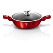 Kép 4/8 - Berlinger Haus Burgundy Metallic Line Indukciós alacsony lábas fedővel 24 cm-es (BH-1262) 