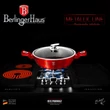Kép 6/8 - Berlinger Haus Burgundy Metallic Line Indukciós alacsony lábas fedővel 24 cm-es (BH-1262) 