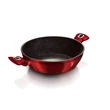 Kép 2/8 - Berlinger Haus Burgundy Metallic Line Indukciós alacsony lábas fedővel 24 cm-es (BH-1262) 