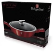 Kép 6/6 - Berlinger Haus Burgundy Metallic Line Indukciós alacsony lábas fedővel 32cm-es (BH-1264)