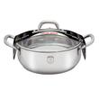 Berlinger Haus Silver Belly rozsdamentes lábas üvegfedővel 5L (BH-1406)