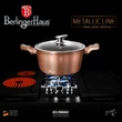 Kép 5/6 - Berlinger Haus Rose Gold indukciós lábas 30 cm-es (BH-6194)