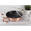 Kép 2/9 - Berlinger Haus Rose Gold alacsony lábas fedővel 28 cm (BH-1519) 