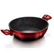 Kép 2/5 - Berlinger Haus Black Burgundy Indukciós alacsony lábas fedővel 28cm-es (BH-1626)
