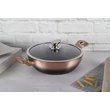 Kép 1/4 - Berlinger Haus Rose Gold Noir alacsony lábas fedővel 28 cm (BH-1893)
