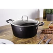 Kép 1/7 - Berlinger Haus Black Professional Indukciós lábas fedővel 24 cm-es (BH-6123)