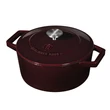 Kép 1/7 - Berlinger Haus Burgundy Öntöttvas lábas fedővel 24 cm-es (BH-6497)
