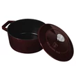 Kép 4/7 - Berlinger Haus Burgundy Öntöttvas lábas fedővel 24 cm-es (BH-6497)