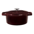 Kép 3/7 - Berlinger Haus Burgundy Öntöttvas lábas fedővel 24 cm-es (BH-6497)