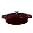 Kép 3/7 - Berlinger Haus Burgundy Öntöttvas alacsony lábas fedővel 26 cm-es (BH-6498)