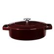 Berlinger Haus Burgundy Öntöttvas alacsony lábas fedővel 26 cm-es (BH-6498)