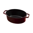 Kép 5/7 - Berlinger Haus Burgundy Öntöttvas ovális lábas fedővel 30 cm-es (BH-6499)