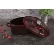 Kép 2/7 - Berlinger Haus Burgundy Öntöttvas ovális lábas fedővel 30 cm-es (BH-6499)