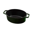 Kép 7/9 - Berlinger Haus Smaragdzöld Öntöttvas ovális lábas fedővel 30 cm-es (BH-6505)