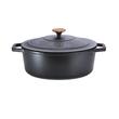 Berlinger Haus Black Rose Öntöttvas ovális lábas fedővel 32 cm-es (BH-6518)