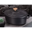 Kép 8/9 - Berlinger Haus Black Rose Öntöttvas ovális lábas fedővel 32 cm-es (BH-6518)