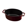 Kép 2/8 - Berlinger Haus Burgundy Öntöttvas ovális lábas fedővel 32 cm-es (BH-6519)