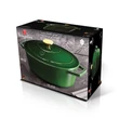 Kép 6/6 - Berlinger Haus Smaragdzöld Öntöttvas ovális lábas fedővel 32 cm-es (BH-6520)