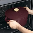 Kép 3/6 - Berlinger Haus Leonardo Öntöttvas lábas fedővel 24 cm-es (BH-6542)