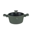 Kép 1/7 - Berlinger Haus Matte Green TitánPro bevonatú Lábas fedővel 24 cm-es (BH-8201) 