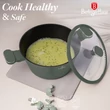 Kép 4/7 - Berlinger Haus Matte Green TitánPro bevonatú Lábas fedővel 24 cm-es (BH-8201) 
