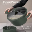 Kép 5/7 - Berlinger Haus Matte Green TitánPro bevonatú Lábas fedővel 24 cm-es (BH-8201) 