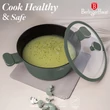 Kép 4/7 - Berlinger Haus Matte Green TitánPro bevonatú Lábas fedővel 28 cm-es (BH-8202) 