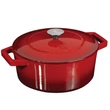 Kép 1/3 - Berlinger Haus Burgundy Öntöttvas lábas fedővel 25 cm-es (BH-8642)