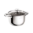 Kép 1/3 - Blaumann PROFESSIONAL rozsdamentes magas lábas üvegfedővel 2,6 L (BL-3871)