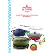 Kép 8/8 -  La Cuisine Green öntöttvas alacsony lábas fedővel 28 cm-es (432023)