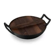 Kép 2/5 - Berlinger Haus Öntöttvas Wok fa fedővel 30 cm-es (LP-BH-190)