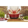 Kép 9/9 -  La Cuisine Red öntöttvas lábas fedővel 26 cm-es (432018)