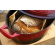 Kép 5/5 -  La Cuisine Red öntöttvas ovális lábas fedővel 29 cm-es (432022)