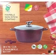 Kép 1/6 - Happy Cooking Márvány Bevonatú Indukciós Lábas 2,2 l (RSB-1197)