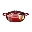 Kép 4/6 -  La Cuisine Berry öntöttvas alacsony lábas fedővel 28 cm-es (432024)