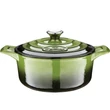 Kép 4/5 -  La Cuisine Green öntöttvas lábas fedővel 26 cm-es (432025)