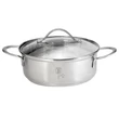 Kép 2/3 - Berlinger Haus Silver Jewellery rozsdamentes lábas üvegfedővel 5 L (BH-6281)