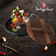 Kép 4/5 - Berlinger Haus Öntöttvas Wok fa fedővel 30 cm-es (LP-BH-190)