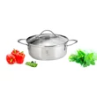 Kép 1/3 - Berlinger Haus Silver Jewellery rozsdamentes lábas üvegfedővel 5 L (BH-6281)