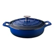 Kép 4/5 -  La Cuisine Blue öntöttvas alacsony lábas fedővel 28 cm-es (432019)